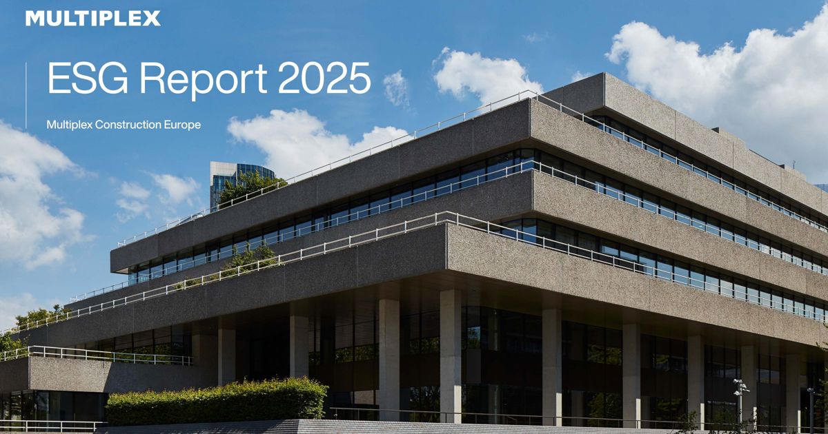 Multiplex UK Shares Progress In Its 2025 ESG Report | News | Multiplex