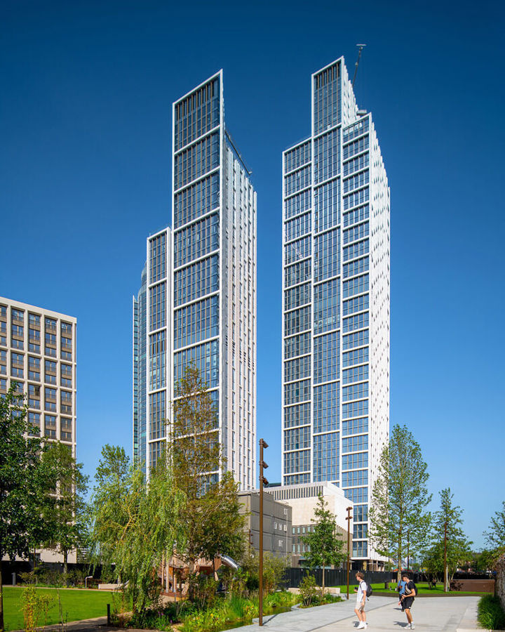 Nine Elms Development Construction of One Nine Elms development reaches first phase ...